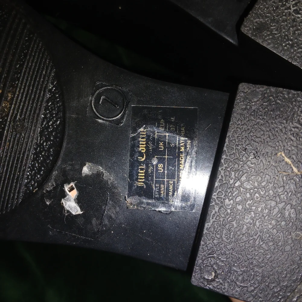 Juicy Couture Black Ankle Rain Boots - Picture 3 of 9